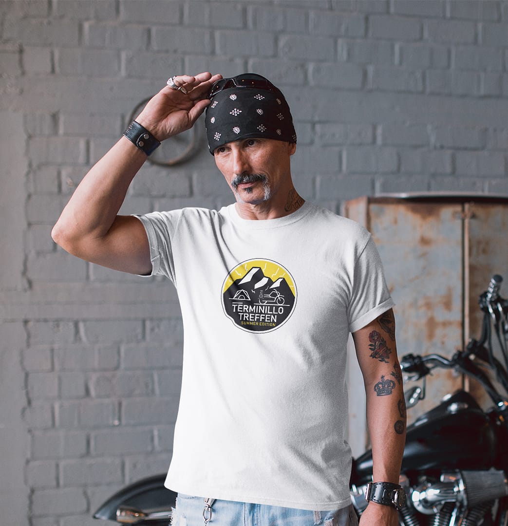 T-shirt Uomo - Terminillo Treffen SUMMER EDITION - Bianca 1 T-shirt Uomo - Terminillo Treffen SUMMER EDITION - Bianca