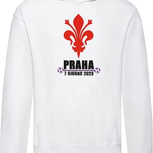 Settantallora - Felpa Cappuccio Uomo Fiorentina Maglia Celebrativa Finale di Conference. T-Shirt per Veri Supporter della Viola