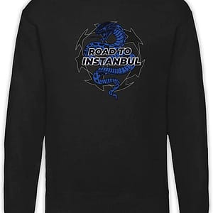 Settantallora - Felpa Girocollo T-Shirt celebrativa Finale Champions League Internazionale Milano. Maglia Road to Instabul 10