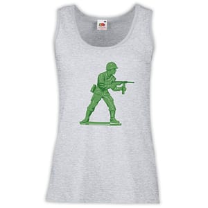 Canottiera Donna - J103 Soldato di plastica giochi vintage soldatino guerra