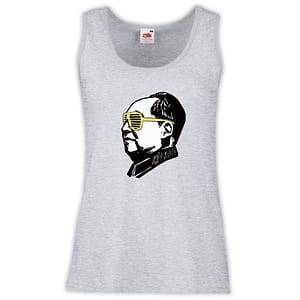 Canottiera Donna - J110 Mao tse tung Occhiali Speciali Ironico Fashion