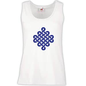 Canottiera Donna - J116 Nodo infinito Shrivatsa Dalai Lama karma Buddha