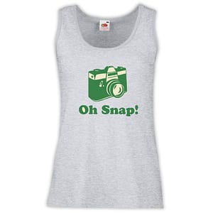 Canottiera Donna - J124 Oh Snap! Scatto Macchina Fotografica Foto retrò