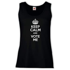 Canottiera Donna - J135 Keep and Calm Vote Me