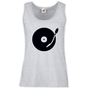 Canottiera Donna - J26 Giradischi vinile Disco 33 giri vintage