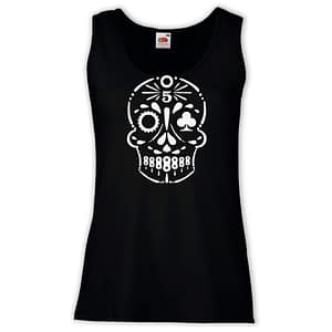 Canottiera Donna - J27 Bicycle mexican skull Teschio