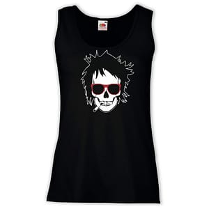 Canottiera Donna - J28 Sid skull Teschio frontman punk rock