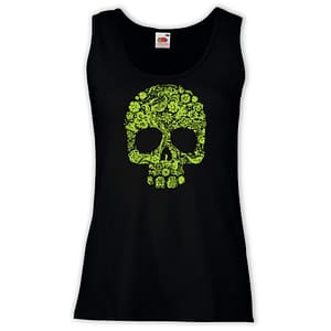 Canottiera Donna - J34 Mexican Sugar Skull Tattoo Day of the Dead