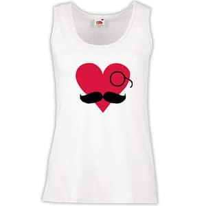 Canottiera Donna - J47 I love Gentlemen Mustache