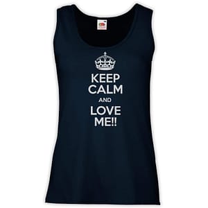 Canottiera Donna - J84 Keep Calm and Love me