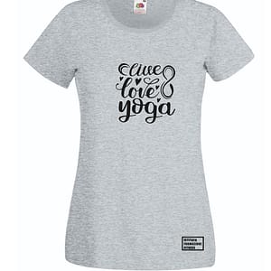 ISTITUTO FORMAZIONE FITNESS 16 T-shirt Donna - Live, Love, Yoga