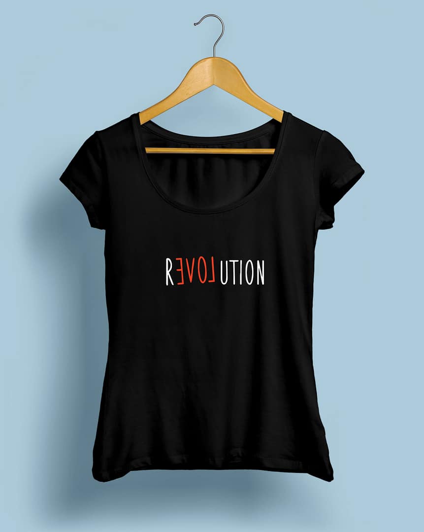 T-shirt donna - rEVOLution