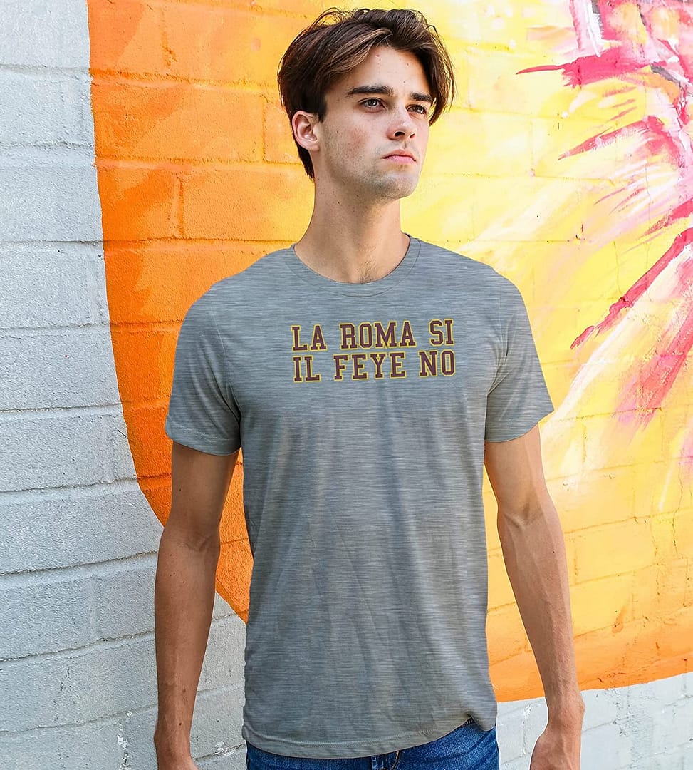 Settantallora - T-Shirt Maglietta T-Shirt Supporter Ultras Roma Si Il Feye No. Maglie celebrativa Conference League - immagine 21