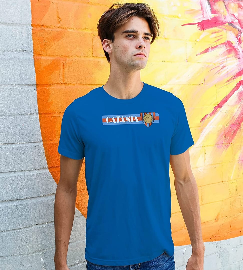 Settantallora - T-Shirt Maglietta Maglia Must Have PE RI Veri Supporter del Catania con Stemma inspirato ai Colori della Città - immagine 7