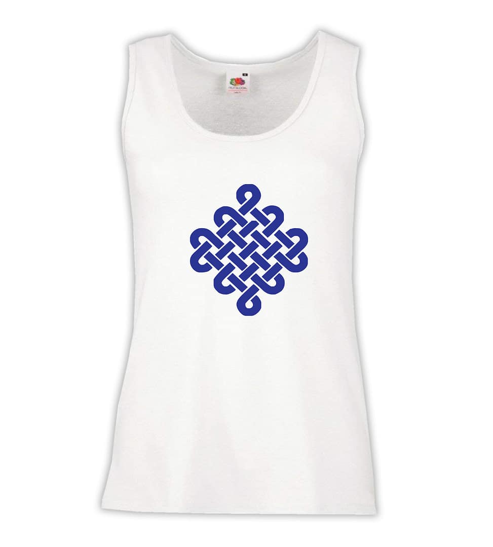 Canottiera Donna - J116 Nodo infinito Shrivatsa Dalai Lama karma Buddha