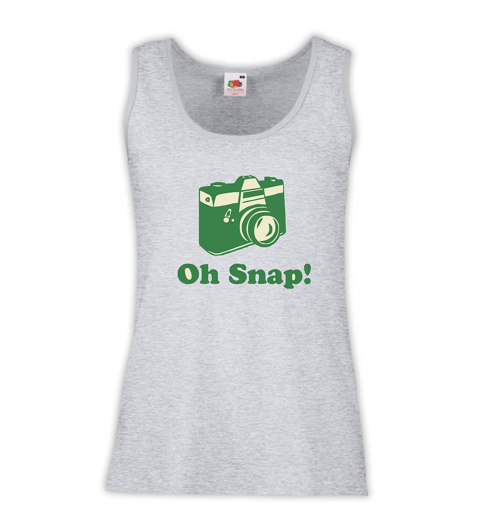 Canottiera Donna - J124 Oh Snap! Scatto Macchina Fotografica Foto retrò