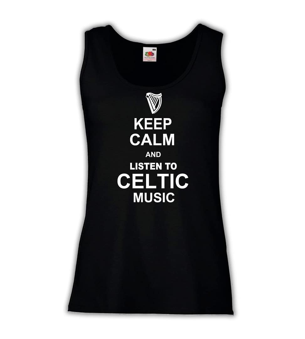 Canottiera Donna - J13 Keep Calm and listen to Celtic music 1 Canottiera Donna - J13 Keep Calm and listen to Celtic music