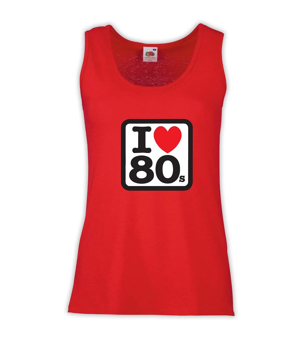 Canottiera Donna - J16 I love '80