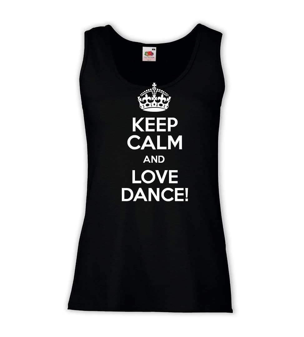 Canottiera Donna - J19 Keep Calm and love Dance