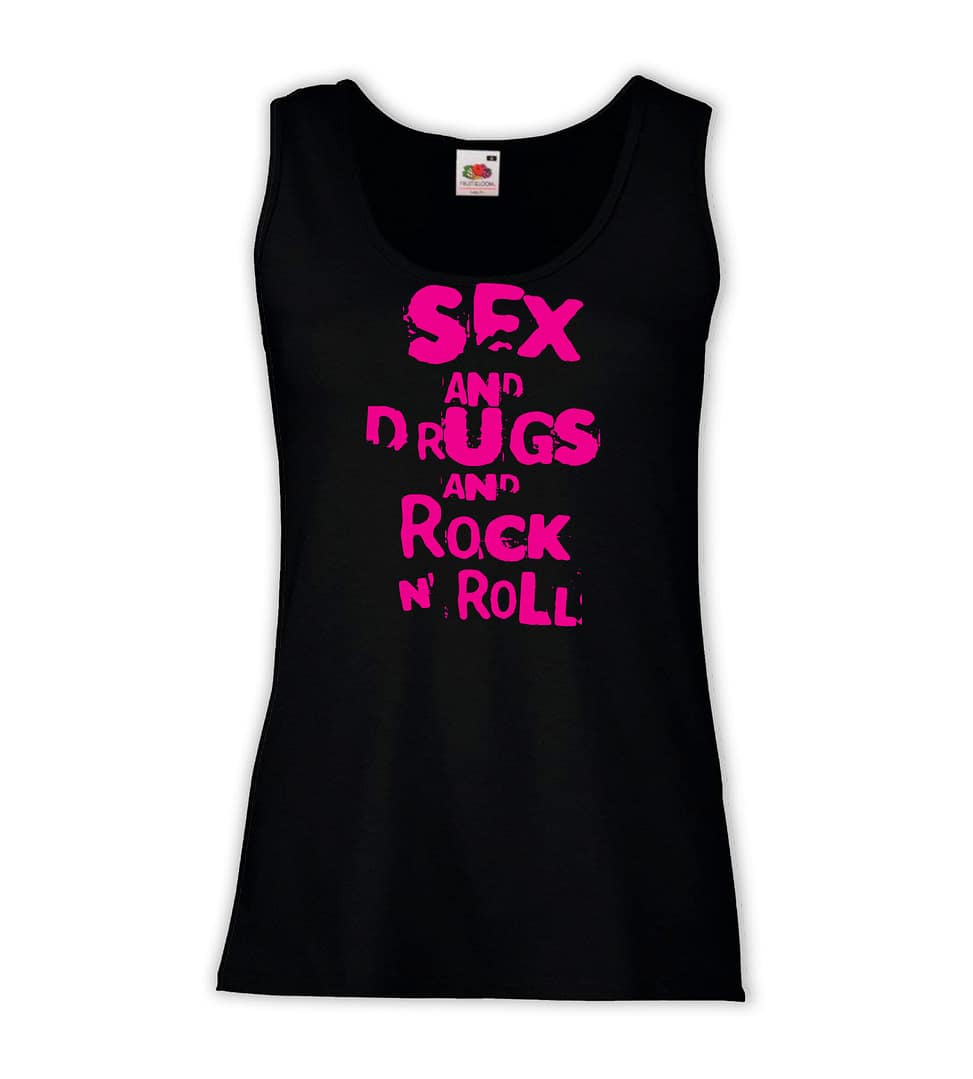 Canottiera Donna - J25 Sex and drugs and Rock n' Roll 1 Canottiera Donna - J25 Sex and drugs and Rock n' Roll