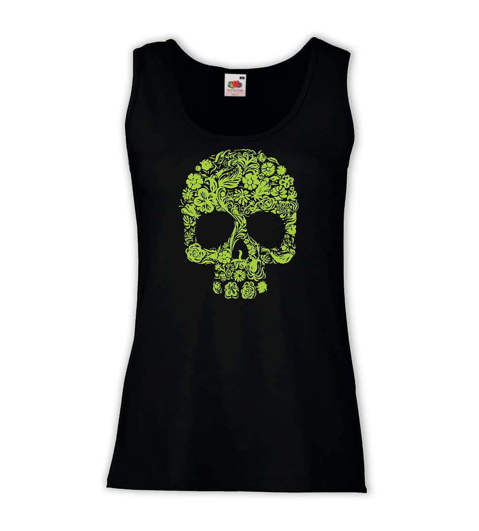 Canottiera Donna - J34 Mexican Sugar Skull Tattoo Day of the Dead 1 Canottiera Donna - J34 Mexican Sugar Skull Tattoo Day of the Dead