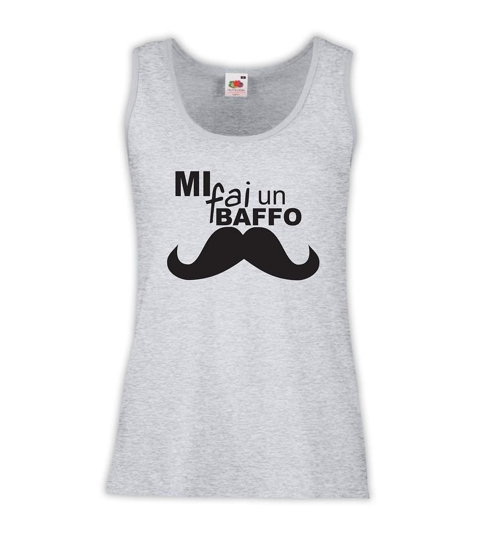 Canottiera Donna - J40 Mi fai un baffo