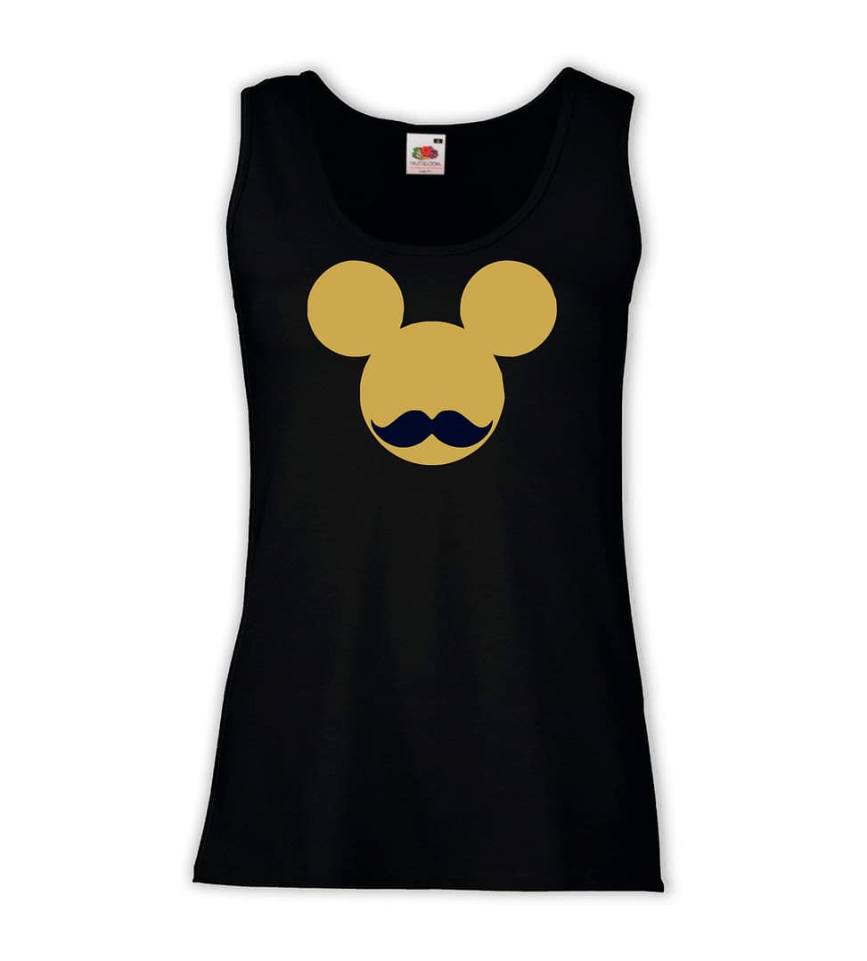 Canottiera Donna - J48 Mickey Mouse Mustache 1 Canottiera Donna - J48 Mickey Mouse Mustache