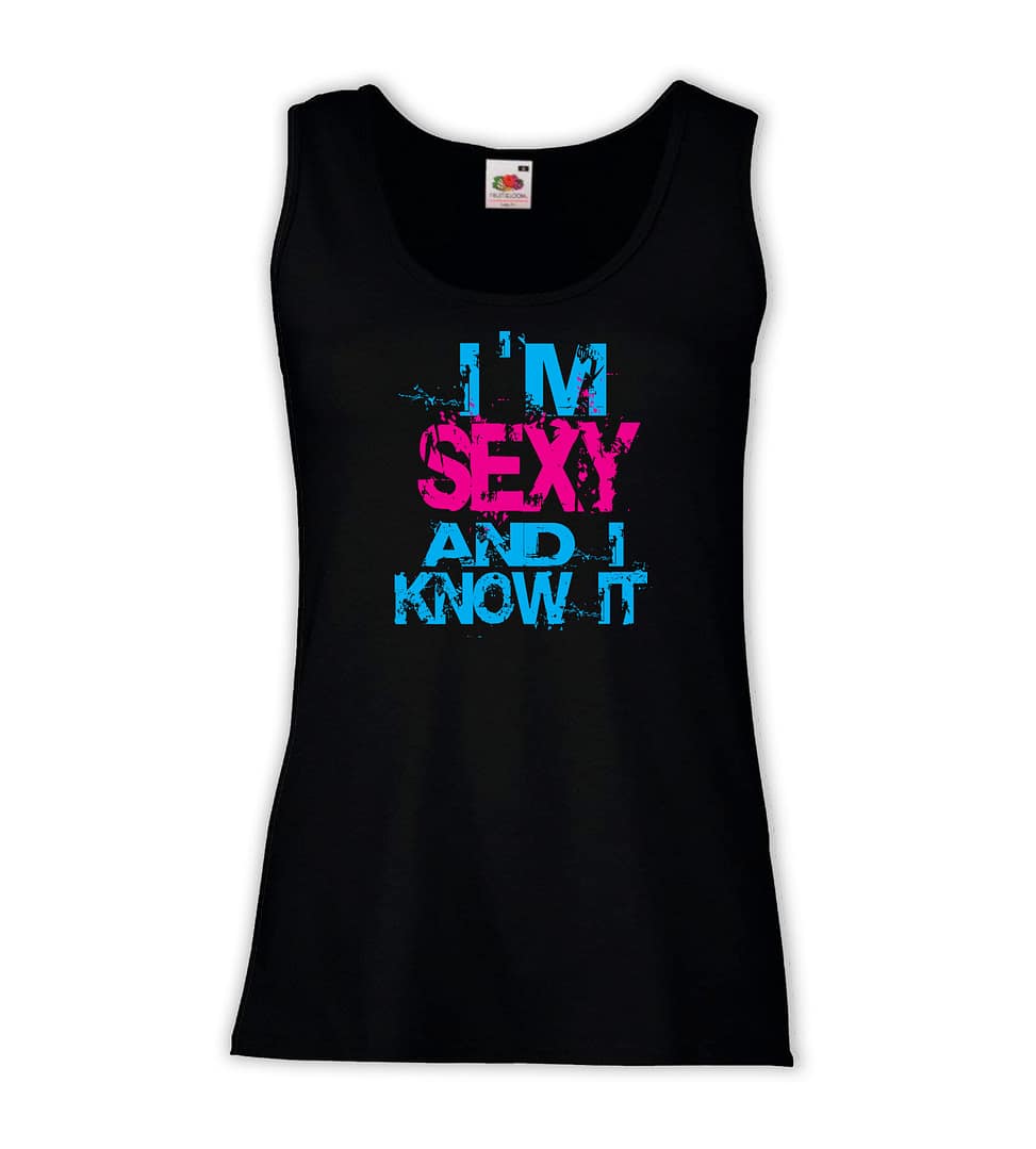 Canottiera Donna - J50 I'm sexy and i know it