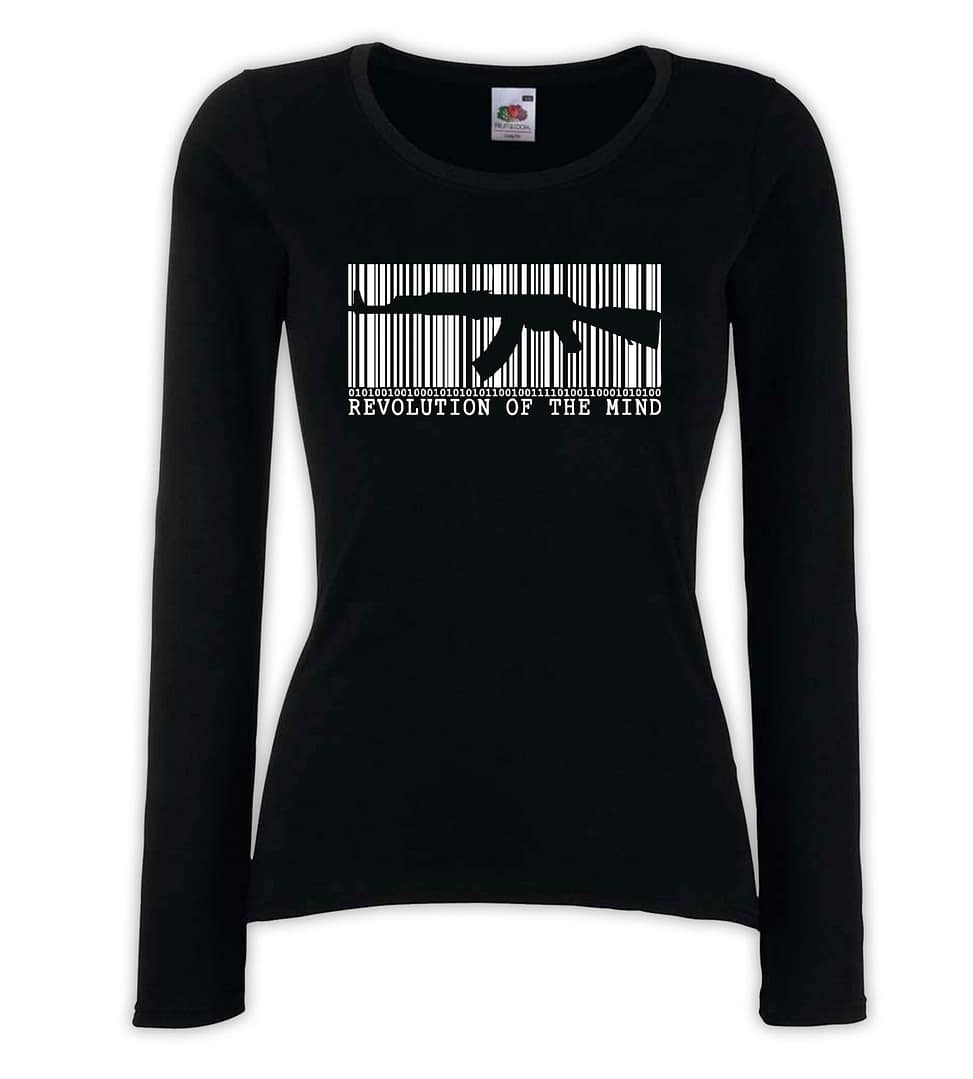 T-shirt manica lunga donna - J128 Revolution of the Mind AK74 fucile d'assalto
