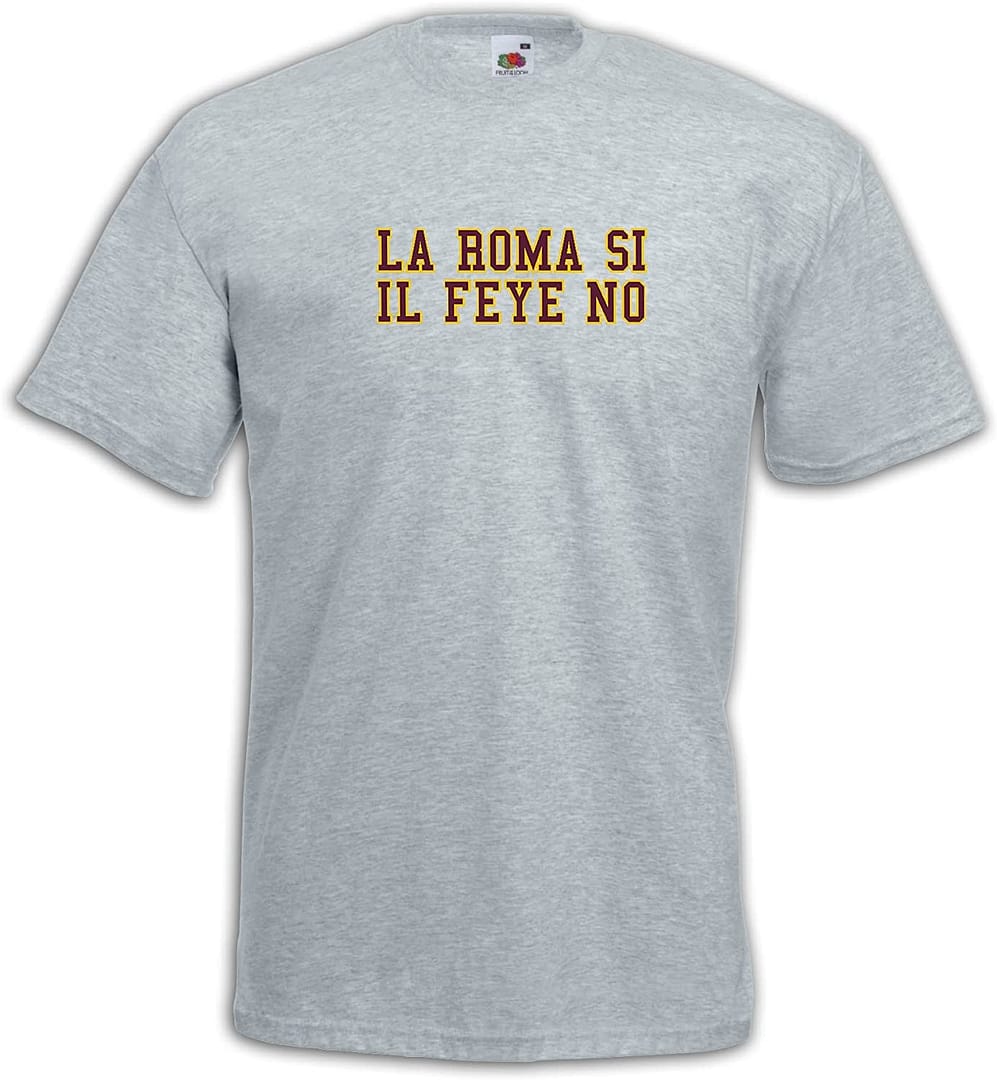 Settantallora - T-Shirt Maglietta T-Shirt Supporter Ultras Roma Si Il Feye No. Maglie celebrativa Conference League - immagine 20